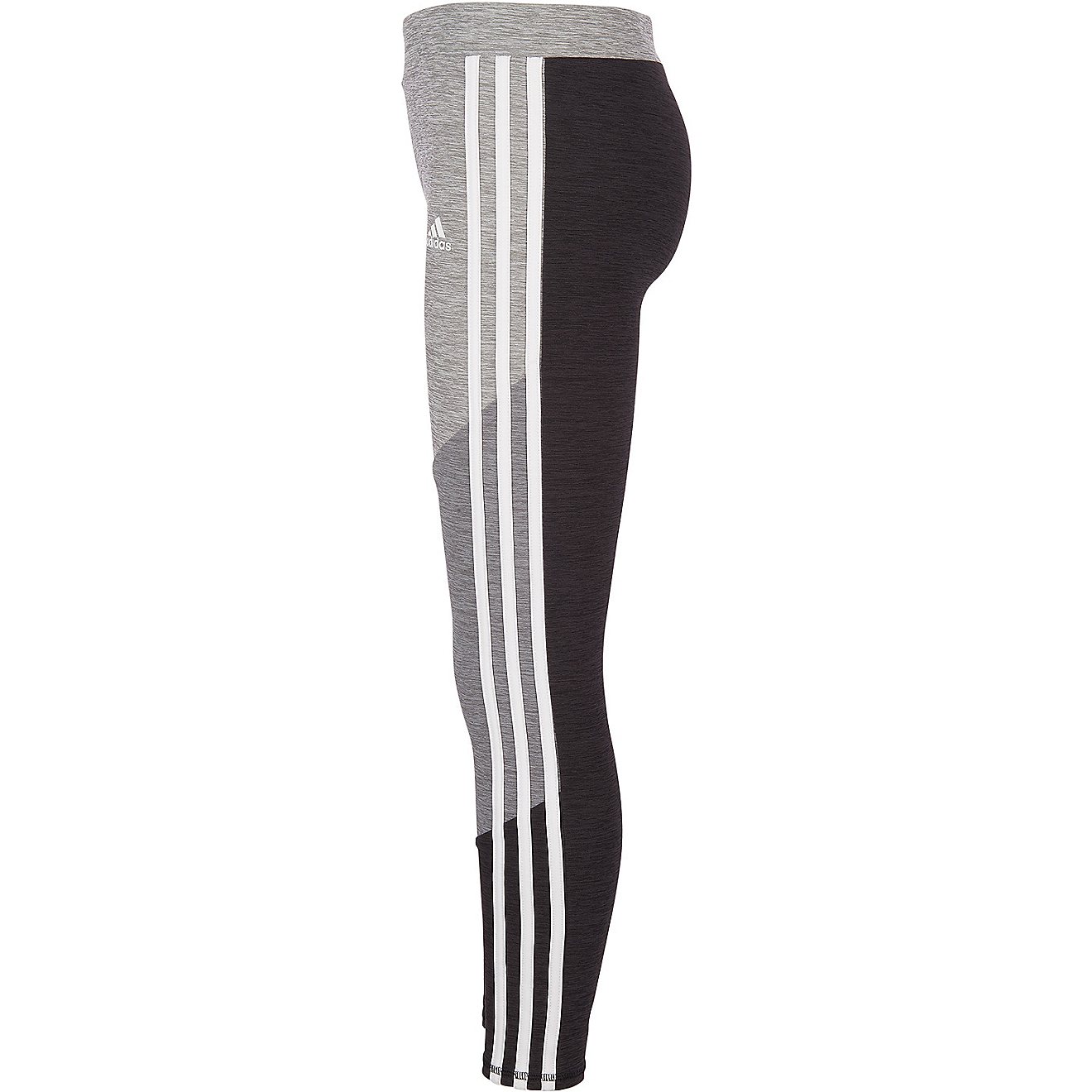 adidas Girls' AEROREADY Colorblock Mélange Tights                                                                               - view number 7
