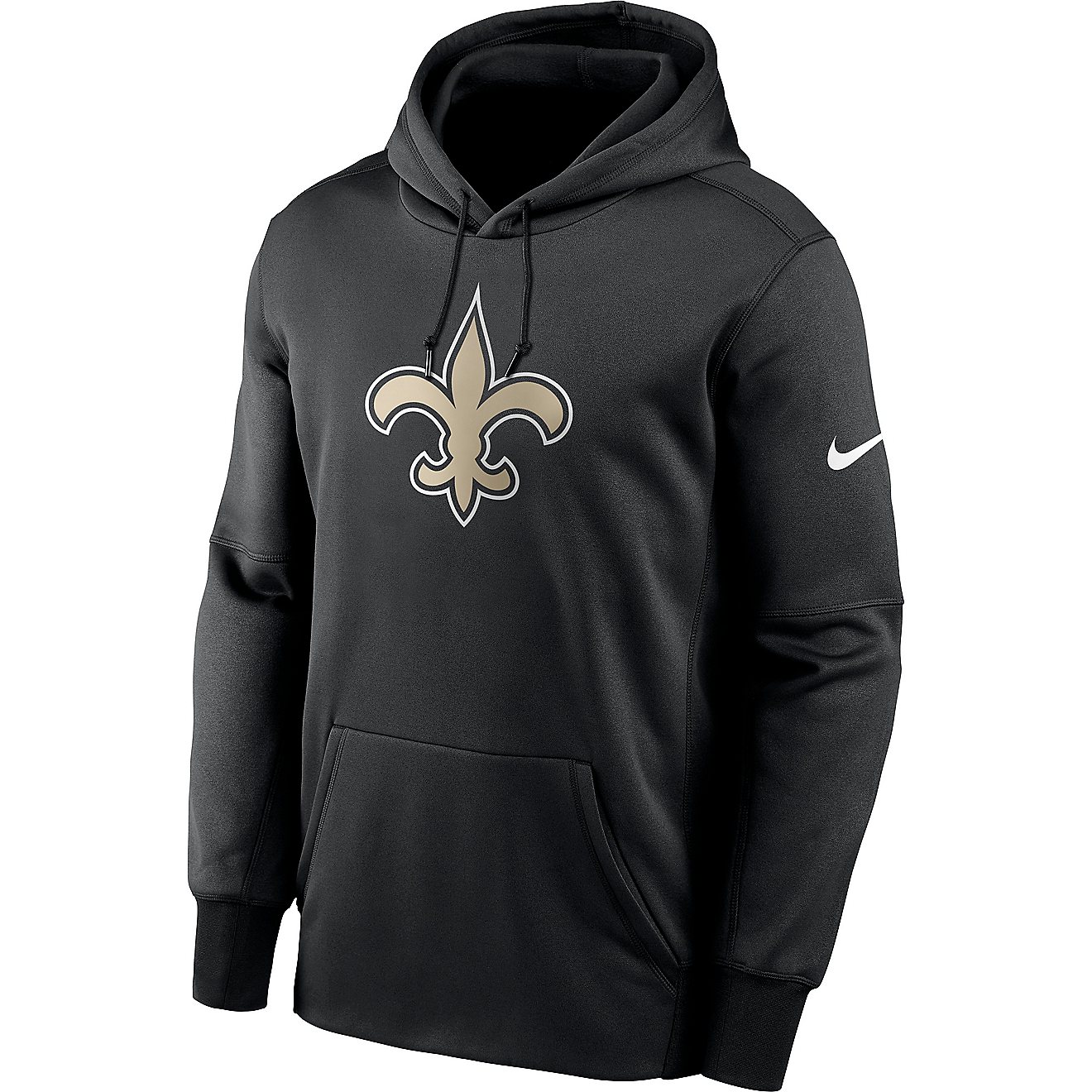 Nike Men's New Orleans Saints Therma Prime Logo Pullover Hoodie                                                                  - view number 1