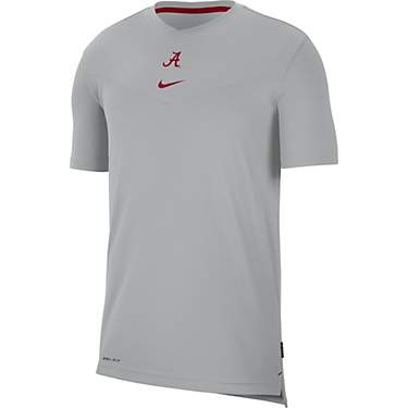 Nike Men's University of Alabama Coach UV Short Sleeve Top                                                                      