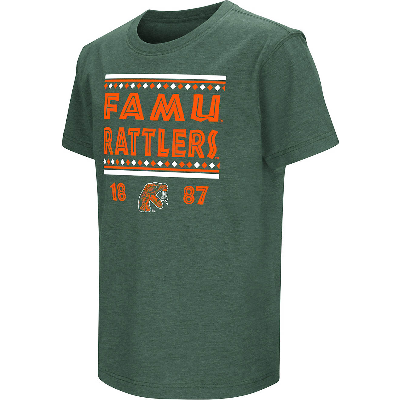 Colosseum Athletics Youth Florida A&M University NOW Playbook T-Shirt                                                            - view number 1