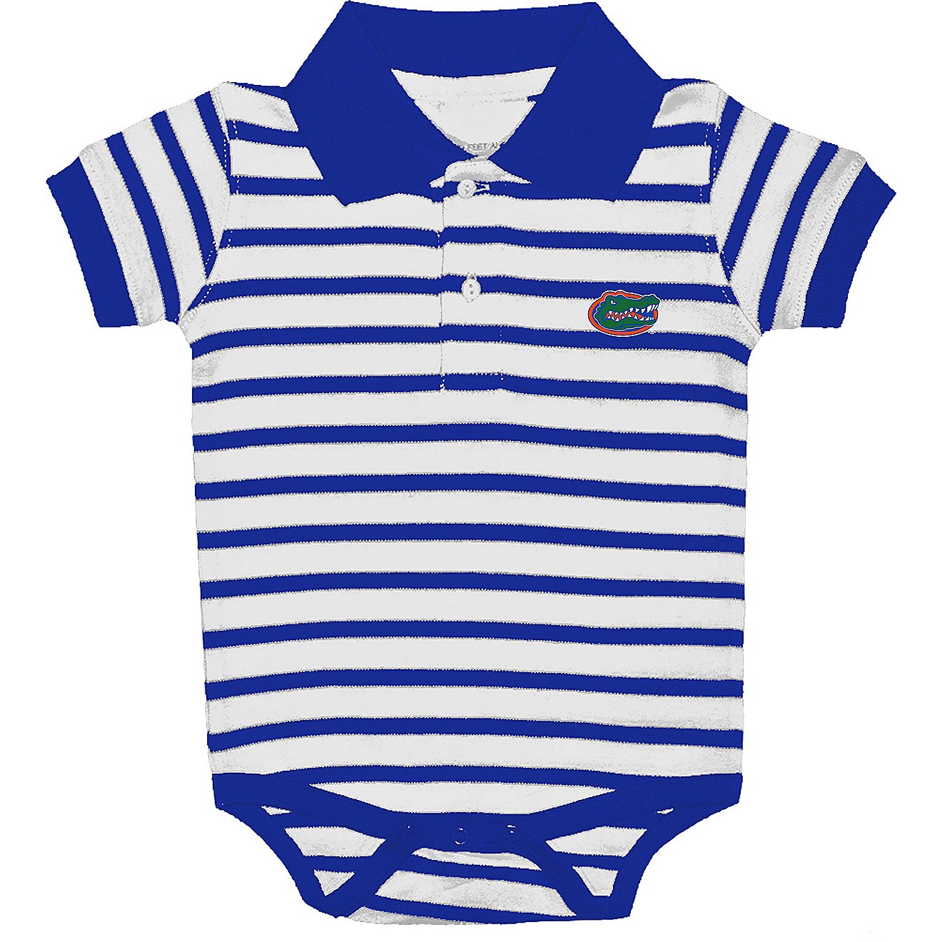 Two Feet Ahead Infants' University of Florida Stripe Golf Creeper                                                                - view number 1