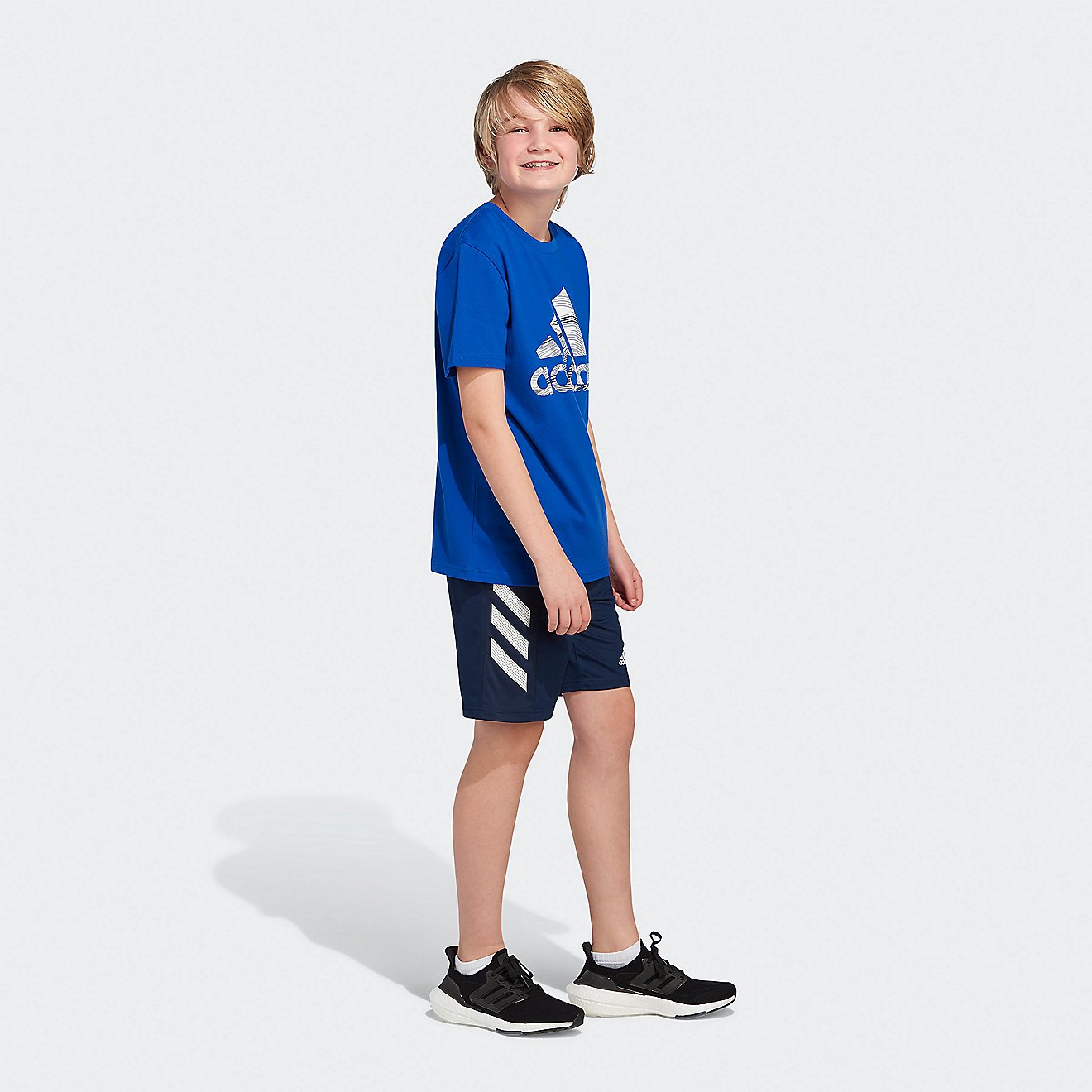 adidas Boys' Badge of Sport T-Shirt                                                                                              - view number 3