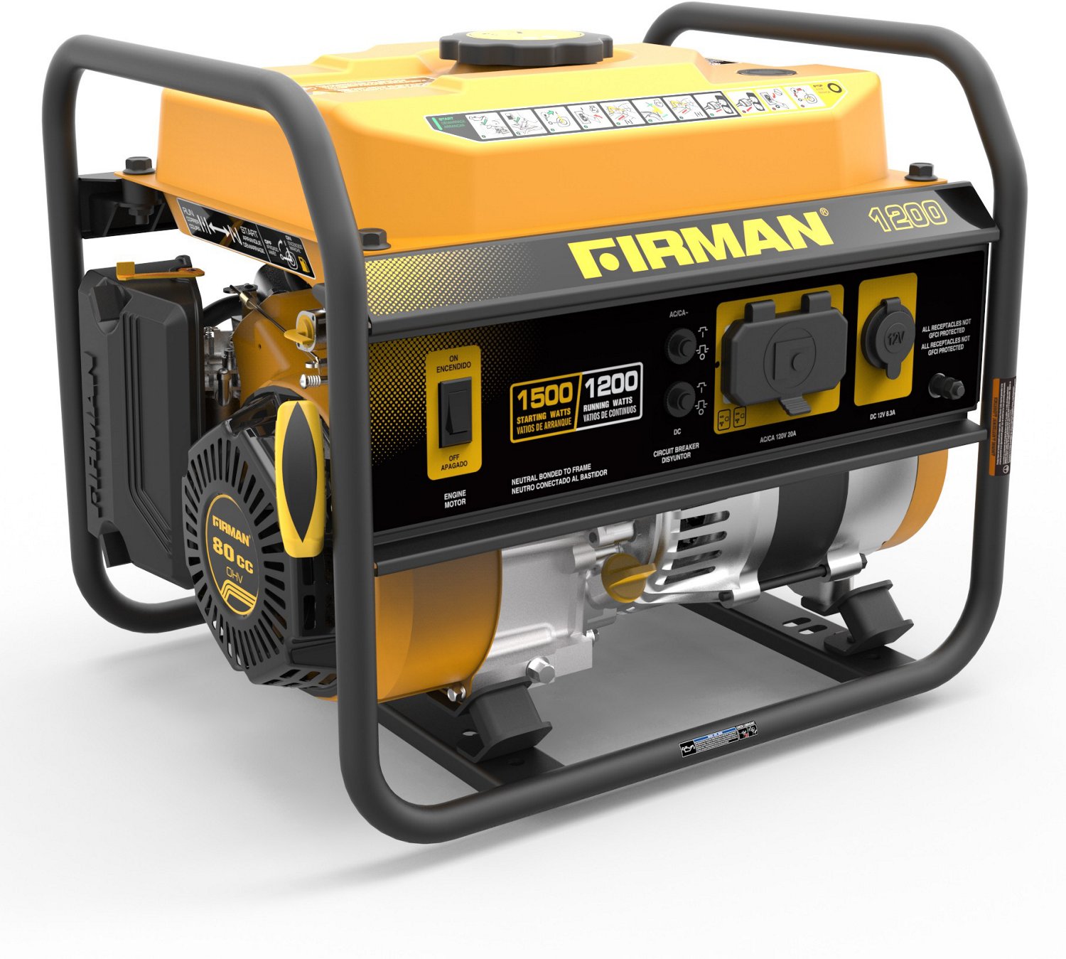 Firman 1500 Watt Recoil Start Performance Generator Academy