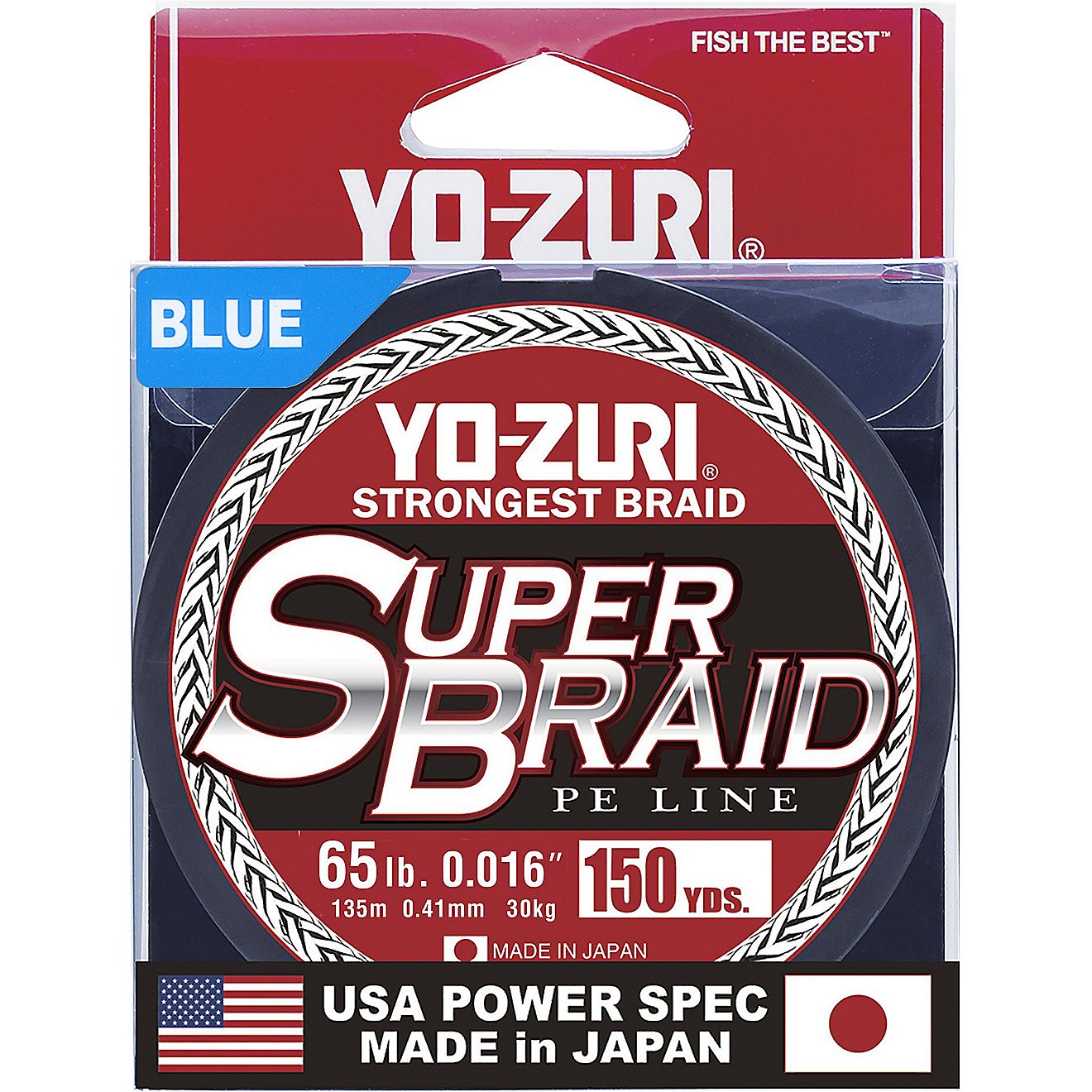 Yo-Zuri SuperBraid Blue 150 yd 65 lb Fishing Line                                                                                - view number 1
