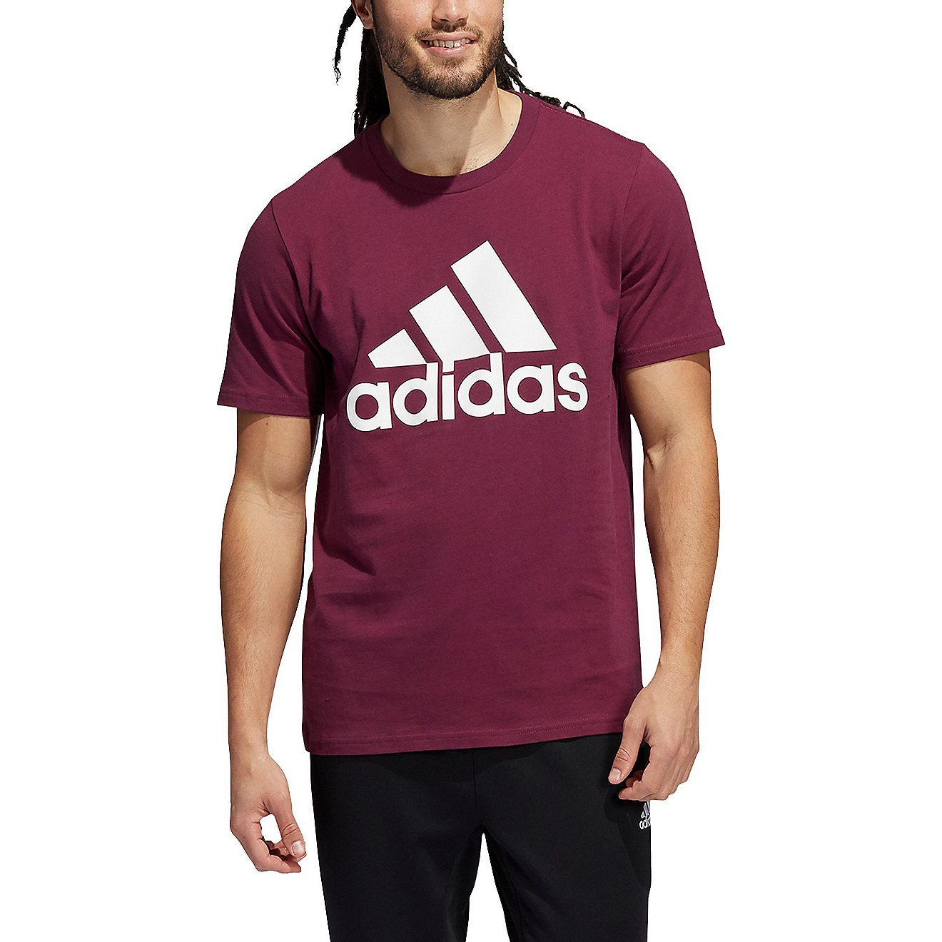 adidas Men's Badge of Sport Basic T-shirt                                                                                        - view number 6
