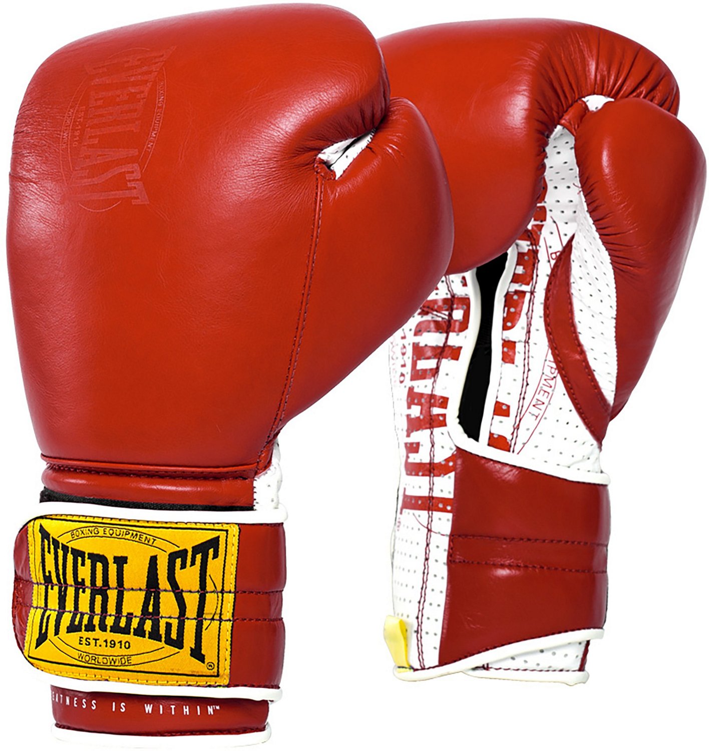 Boxing Gloves Everlast Sparring 1910 - 14oz, Genuine Leather, Lace