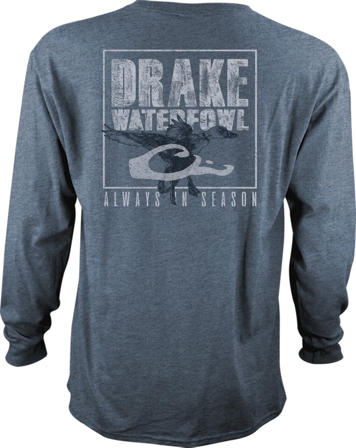 Drake Waterfowl Men's Duckhead Stamp Long Sleeve T-Shirt | Academy