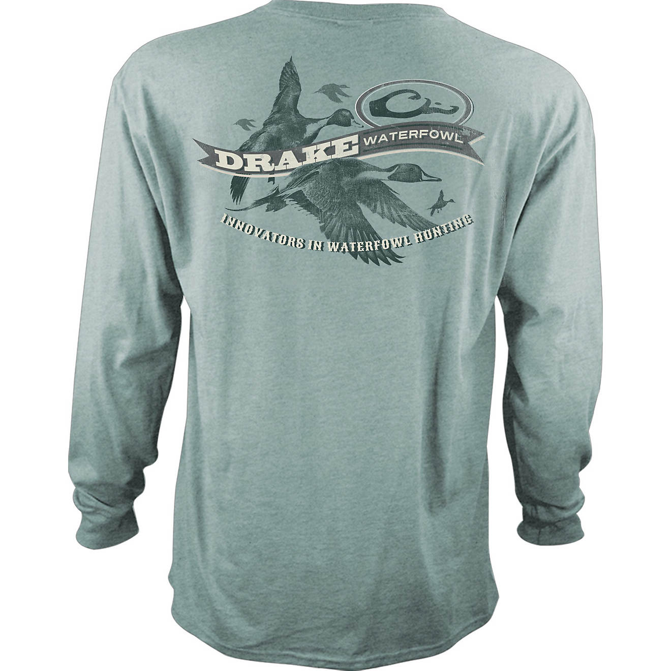 Drake Waterfowl Men's Flyover Long Sleeve T-Shirt                                                                                - view number 1