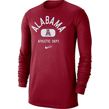 Nike Men's University of Alabama Textured Long Sleeve T-shirt