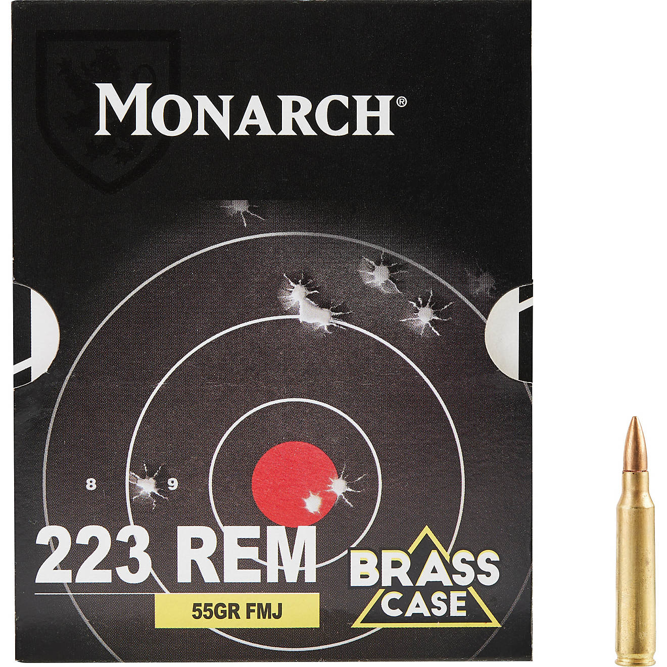 Monarch .223 Remington 55-Grain Full Metal Jacket Centerfire Rifle Ammunition - 100 Rounds                                       - view number 1