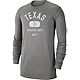 Nike Men's University of Texas Textured Long Sleeve T-Shirt                                                                      - view number 1 image