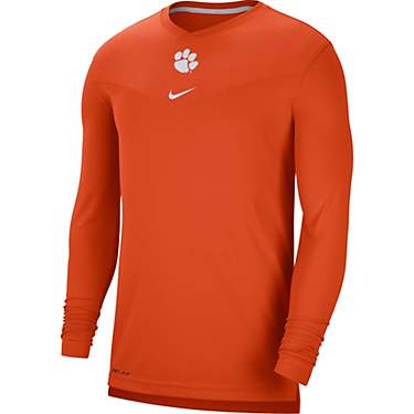 Nike Men's Clemson University Coach UV Long Sleeve Top                                                                          