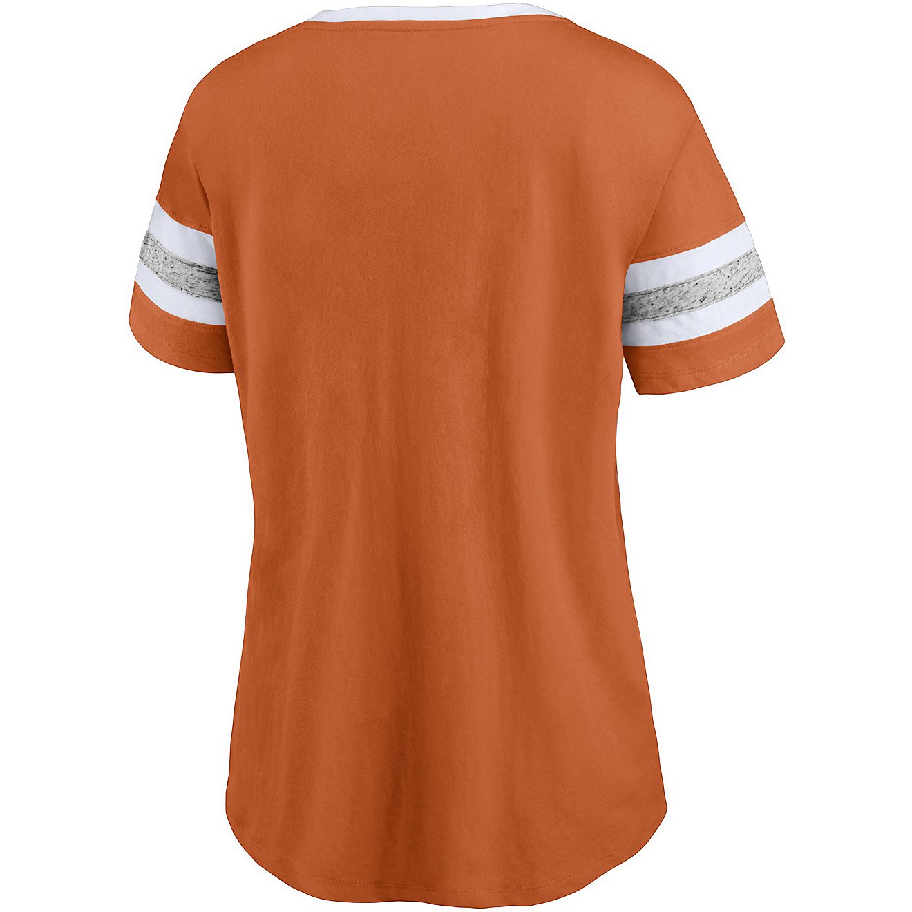 Fanatics Women's University of Texas Block Party BB Striped Short Sleeve T-shirt                                                 - view number 3