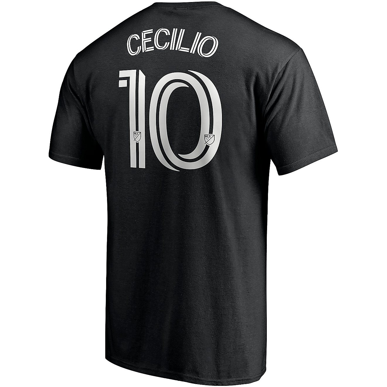 Fanatics Men's Austin FC Cecilio Domínguez #10 Stack Short Sleeve T-shirt                                                       - view number 3