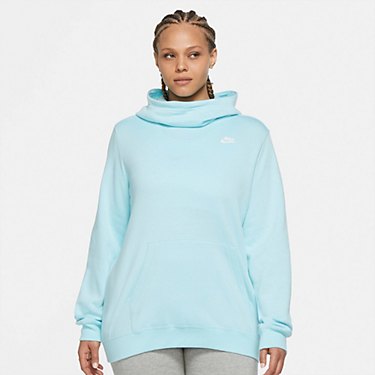 Nike Women's Varsity Funnel Neck Plus Size Fleece Hoodie