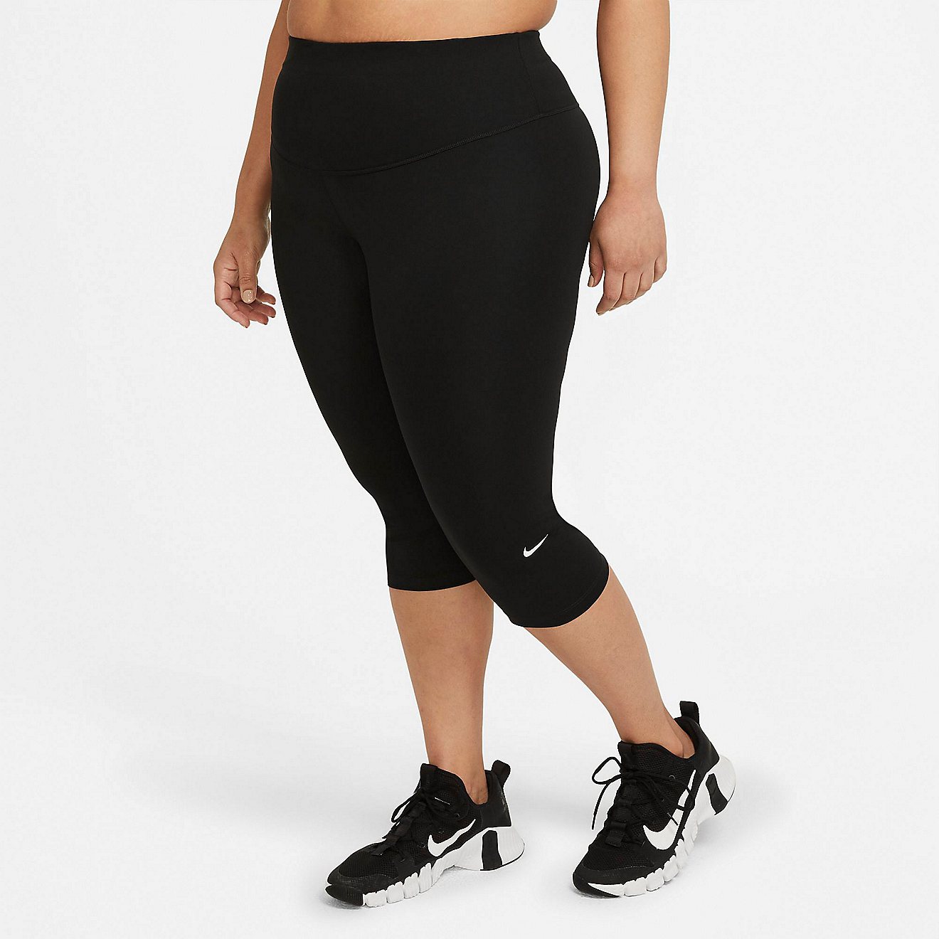Nike Women's One 2.0 Plus Size Capri Tight Leggings                                                                              - view number 3