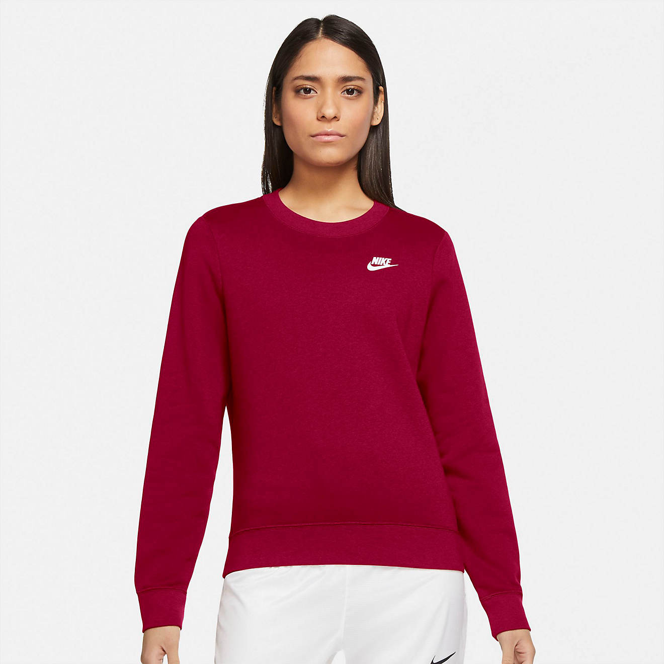 Nike Women's Sportswear Club Fleece Crew Sweatshirt                                                                              - view number 1