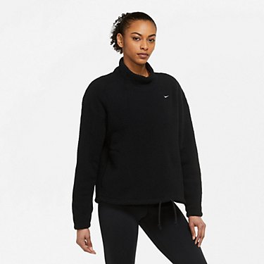 Nike Women's Therma-FIT Cozy Core Fleece Pullover Training Top