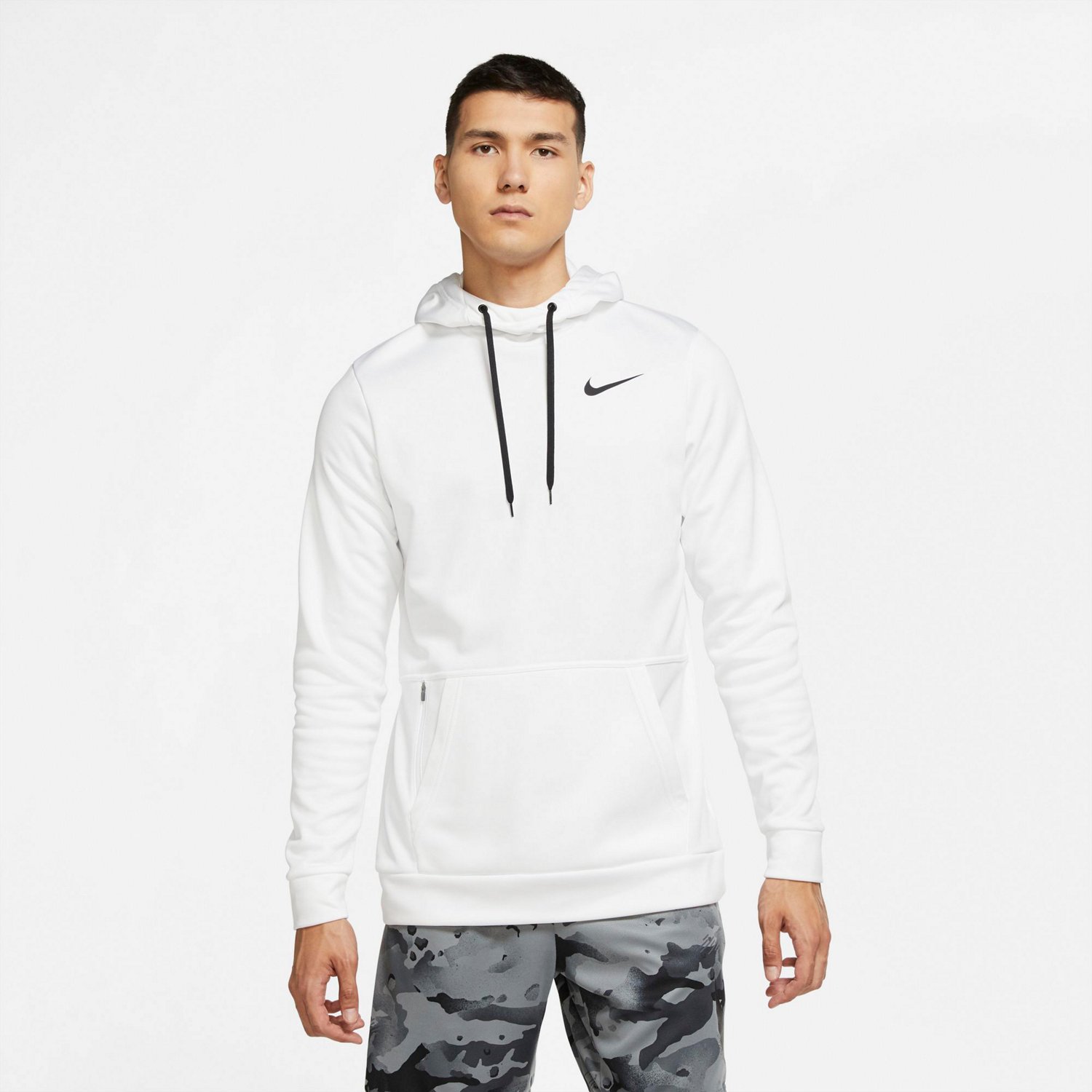 nike men's white hoodie