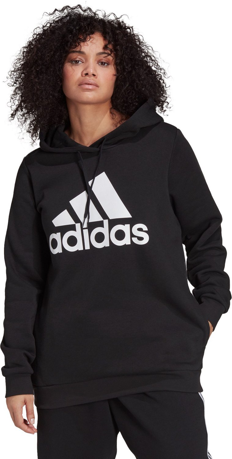 adidas Women's Badge of Sport Fleece Plus Size Hoodie | Academy