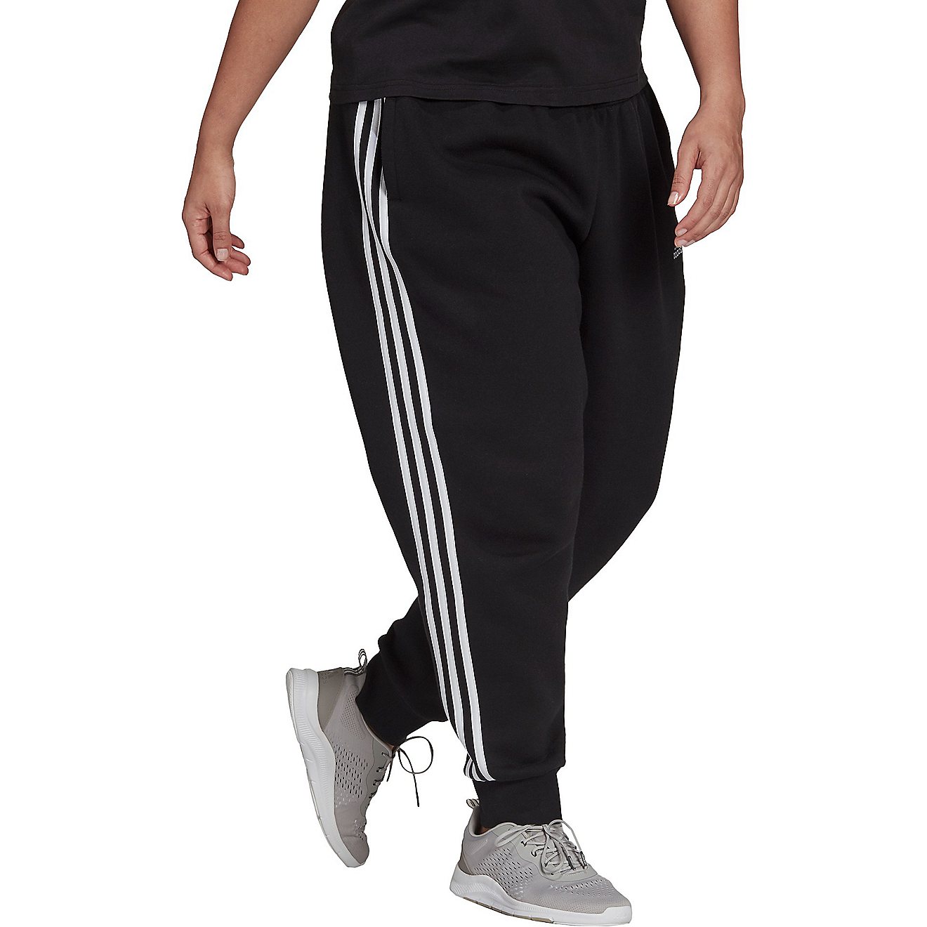 adidas Women's Essentials Tapered Plus Size Joggers                                                                              - view number 2