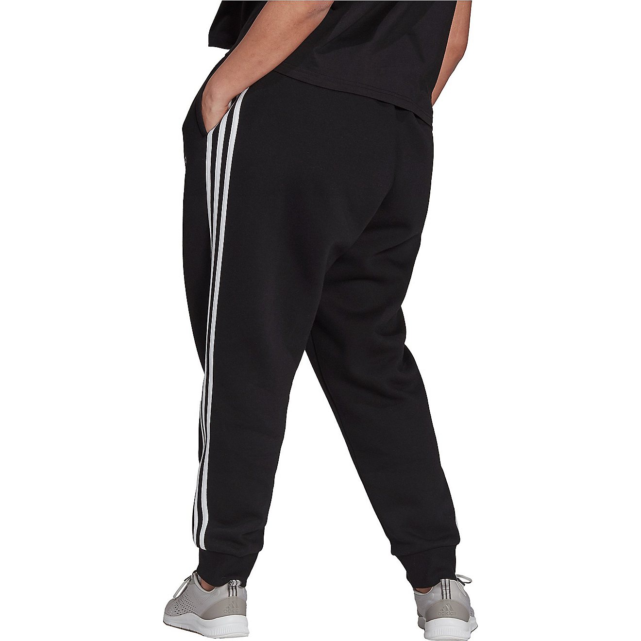 adidas Women's Essentials Tapered Plus Size Joggers                                                                              - view number 3