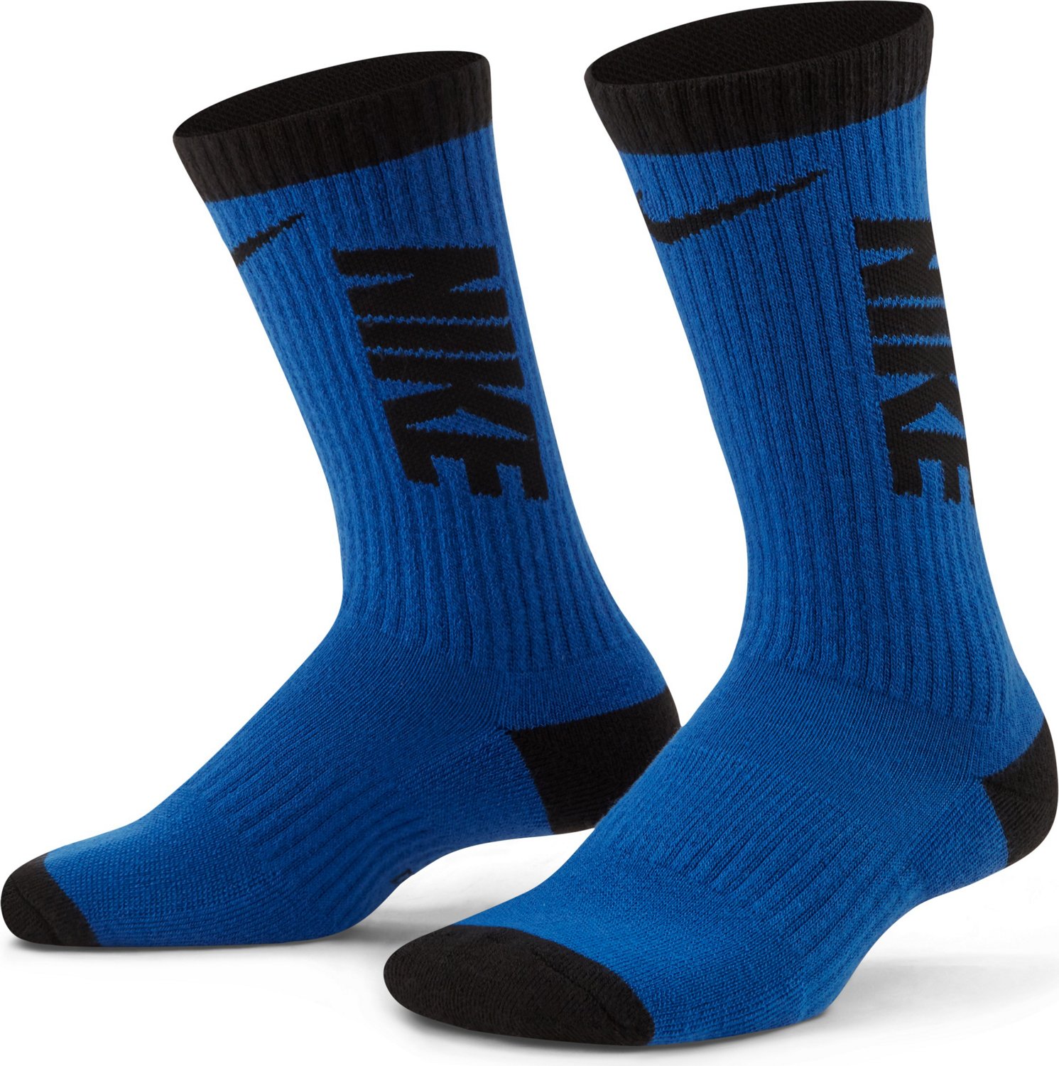 Nike Kids' Everyday Cushioned Crew Socks 3 Pack | Academy