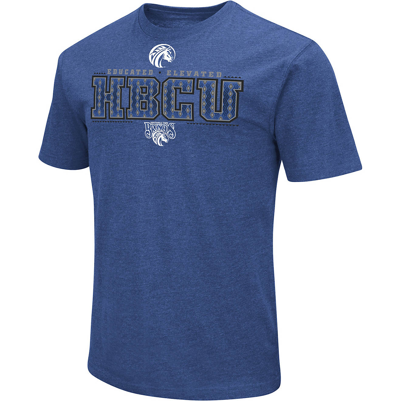 Colosseum Athletics Men's Fayetteville State University NOW Playbook Print T-shirt                                               - view number 1