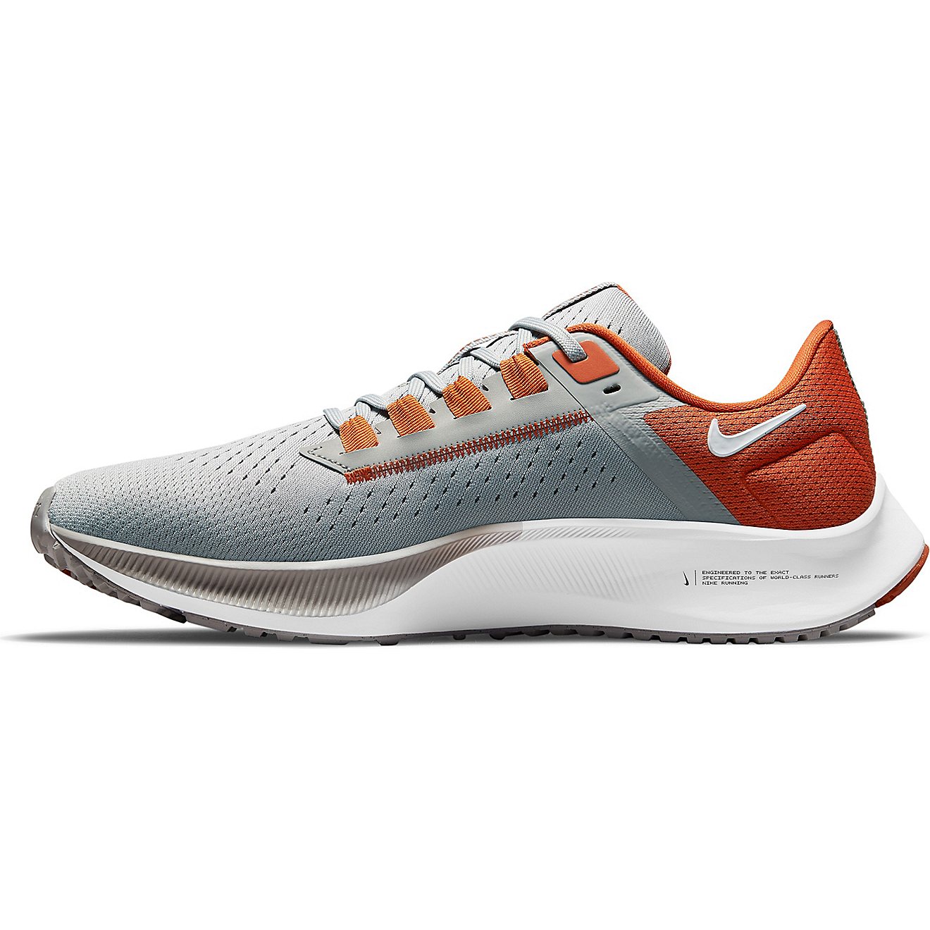 Nike Men's University of Texas Air Zoom Pegasus 38 Running Shoes                                                                 - view number 3