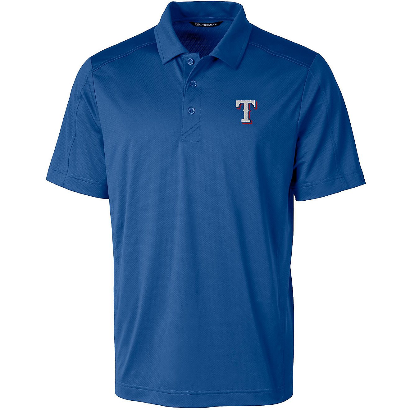 Cutter & Buck Men's Texas Rangers Prospect Big and Tall Short Sleeve Polo Shirt                                                  - view number 1