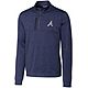 Cutter & Buck Men's Atlanta Braves Stealth Tall 1/2 Zip Pullover Shirt                                                           - view number 1 image