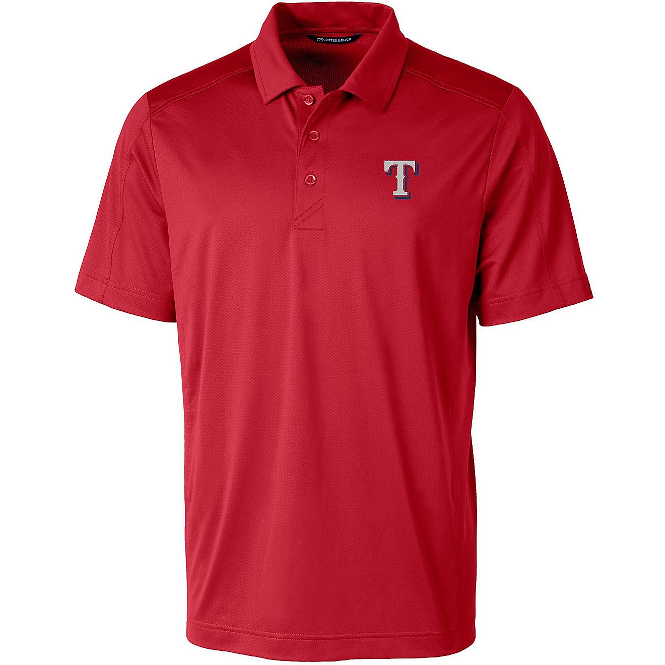 Cutter & Buck Men's Texas Rangers Prospect Short Sleeve Polo Shirt                                                               - view number 1