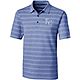 Cutter & Buck Men's Kansas City Royals Forge Heather Stripe Short Sleeve Polo Shirt                                              - view number 1 image