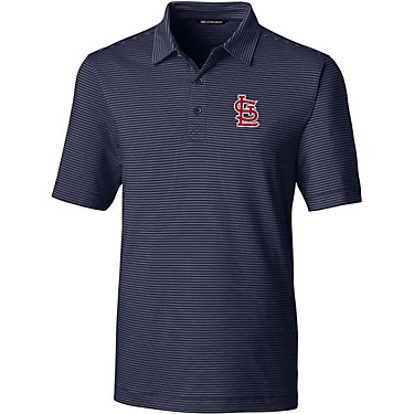 Cutter & Buck Men's St. Louis Cardinals Forge Pencil Stripe Tall Polo Shirt