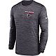 Nike Men's Atlanta Falcons Velocity Sideline Long Sleeve Shirt                                                                   - view number 1 image