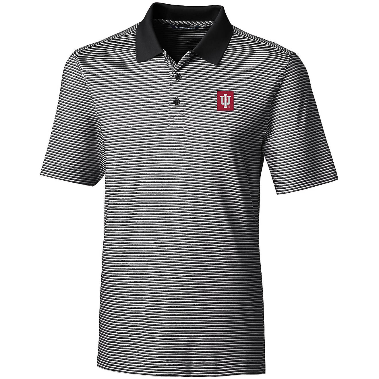 Cutter & Buck Men's Indiana University Forge Tonal Stripe Polo                                                                   - view number 1