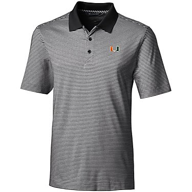 Cutter & Buck Men's University of Miami Forge Tonal Stripe Polo
