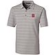 Cutter & Buck Men's North Carolina State University Forge Heather Stripe Polo                                                    - view number 1 image