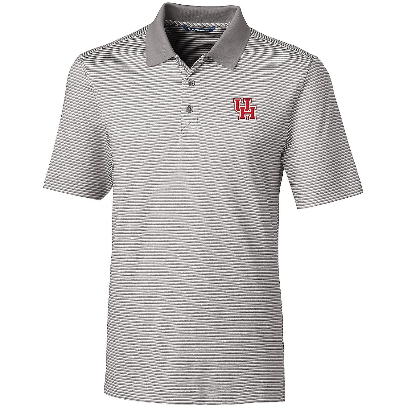 Cutter & Buck Men's University of Houston Forge Tonal Stripe Polo                                                                - view number 1