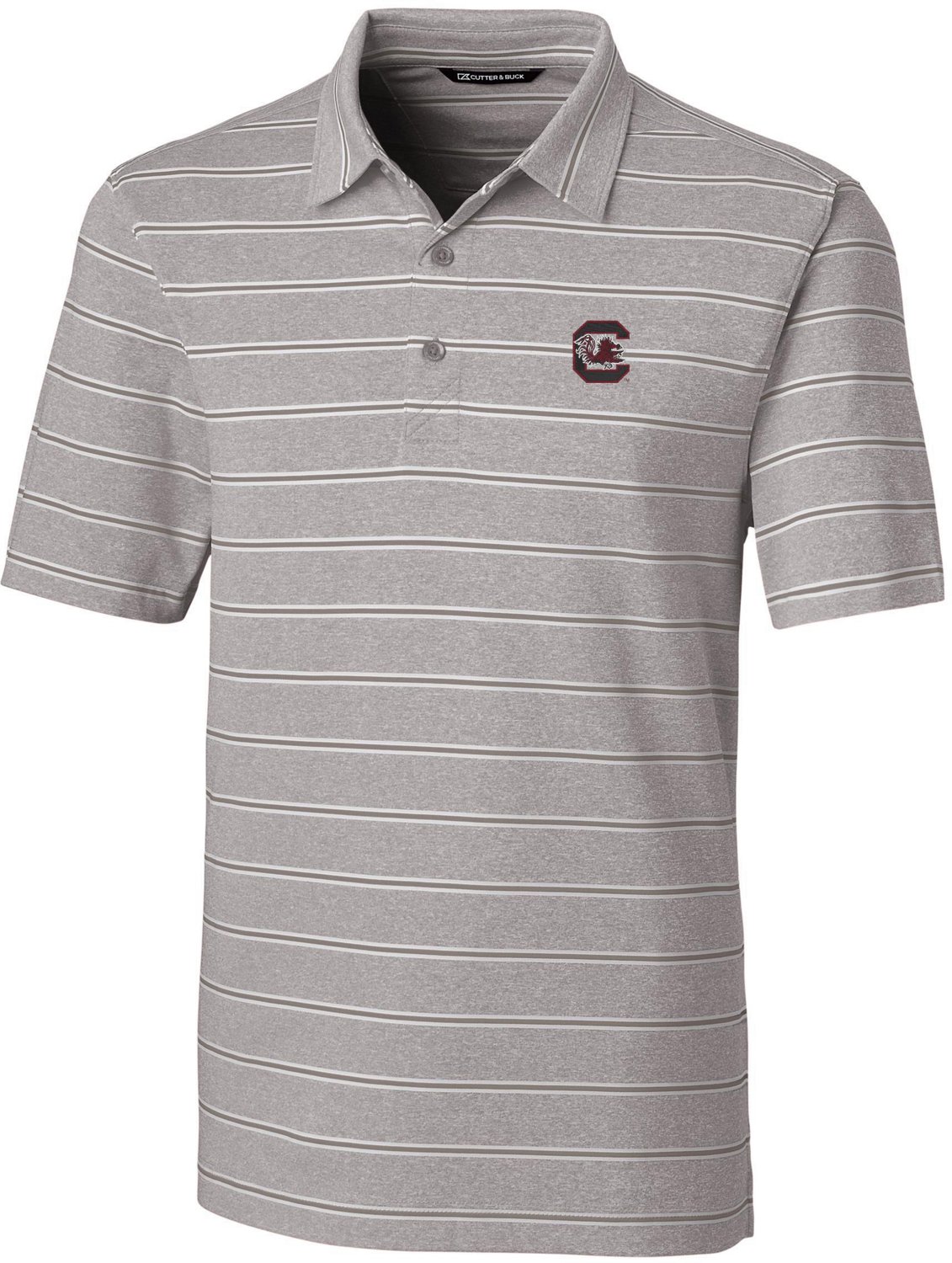 Cutter & Buck Men's University of South Carolina Forge Heather Stripe ...