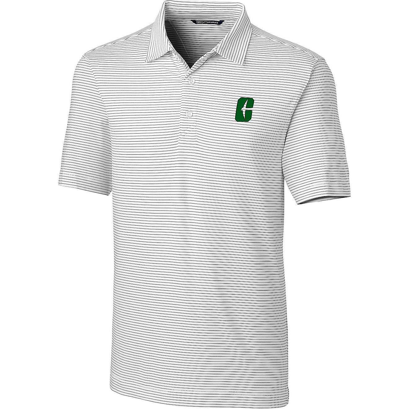 Cutter & Buck Men's University of North Carolina at Charlotte Forge Pencil Stripe Polo                                           - view number 1