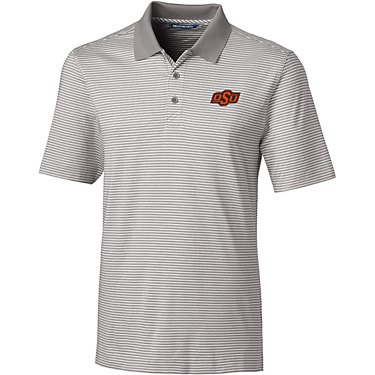 Cutter & Buck Men's Oklahoma State University Forge Tonal Stripe Polo