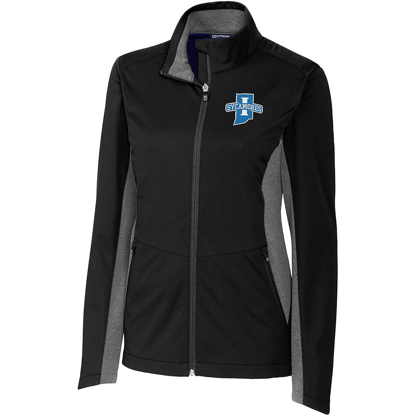 Cutter & Buck Women's Indiana State University Navigate Softshell Jacket                                                         - view number 1
