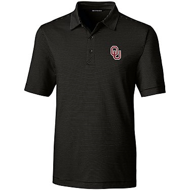 Cutter & Buck Men's University of Oklahoma Forge Pencil Stripe Polo Shirt
