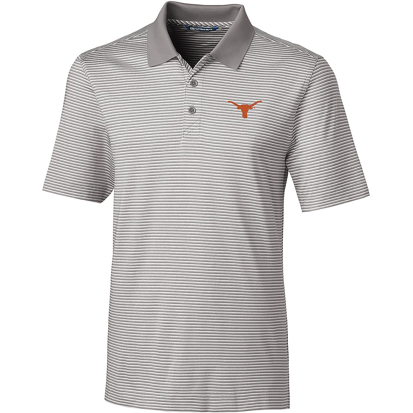 Cutter & Buck Men's University of Texas Forge Tonal Stripe Polo                                                                  - view number 1