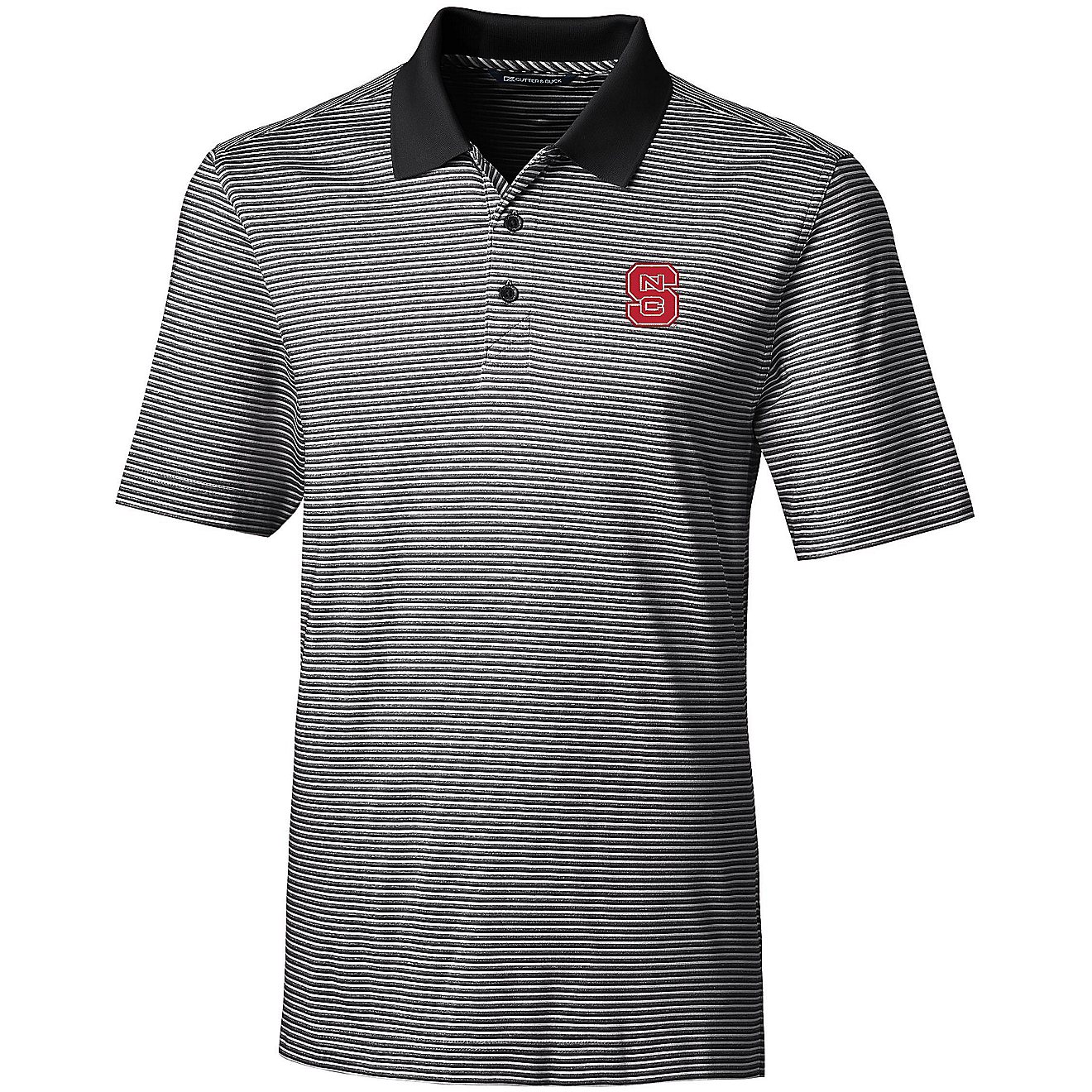 Cutter & Buck Men's North Carolina State University Forge Tonal Stripe Polo                                                      - view number 1