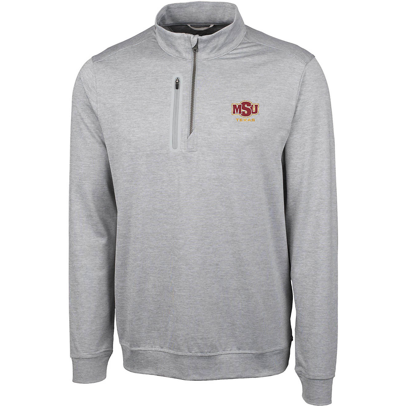 Cutter & Buck Men's Midwestern State University Stealth Half Zip                                                                 - view number 1