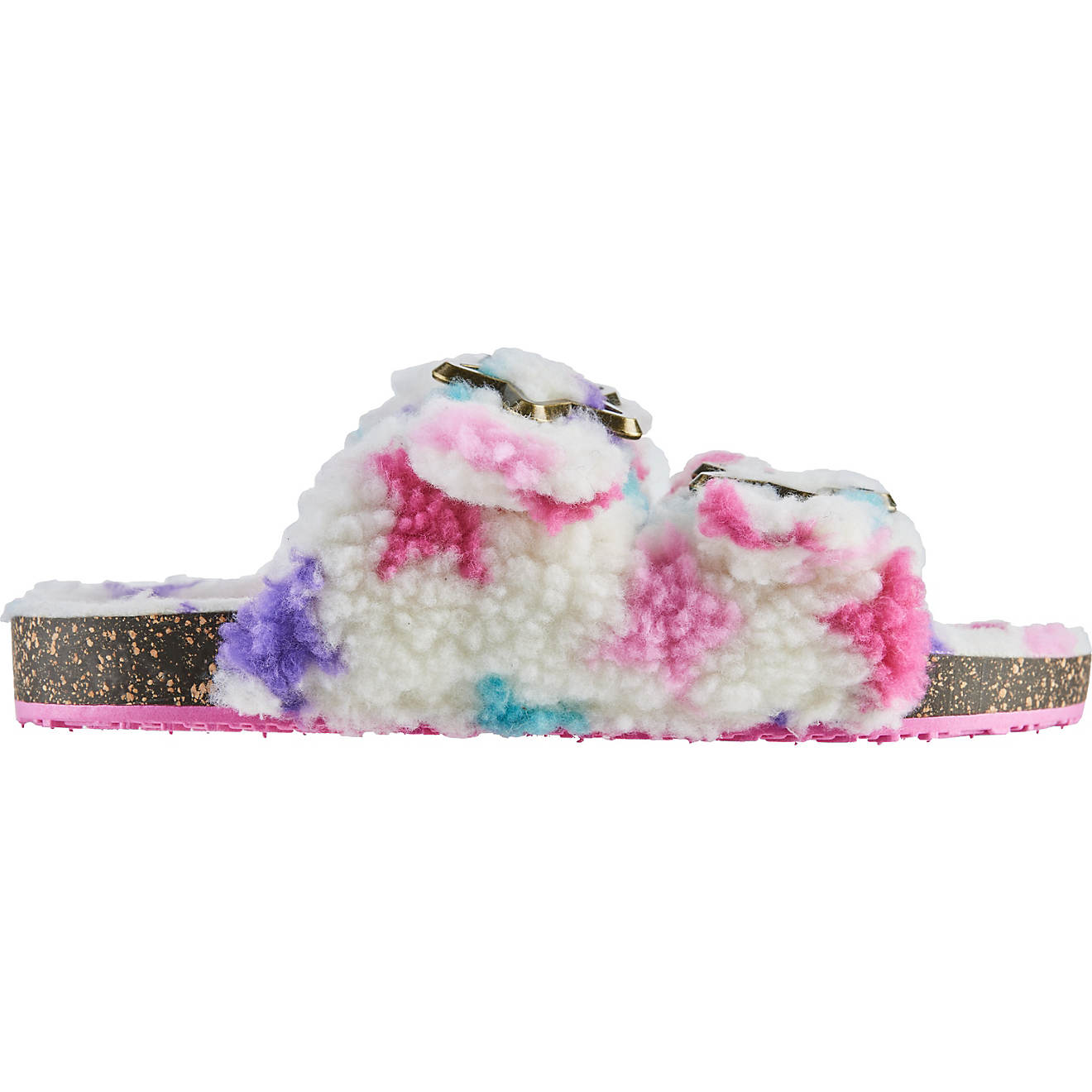 Magellan Outdoors Youth 2-Buckle Sherpa Slippers                                                                                 - view number 1