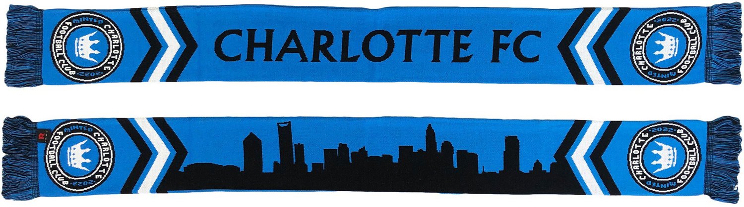 Ruffneck Charlotte Football Club Skyline Knit Scarf Academy