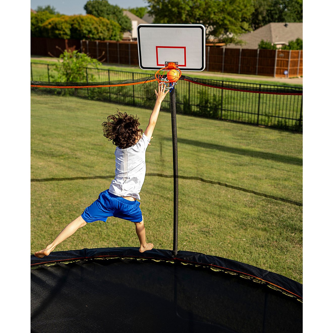 Jumpking 15 ft Round Trampoline with Basketball Hoop                                                                             - view number 16